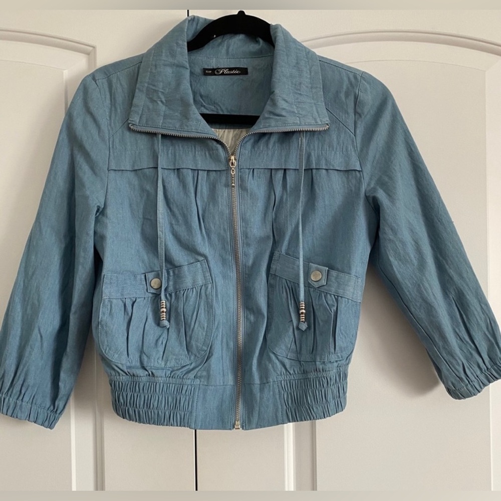 Chambray denim jacket